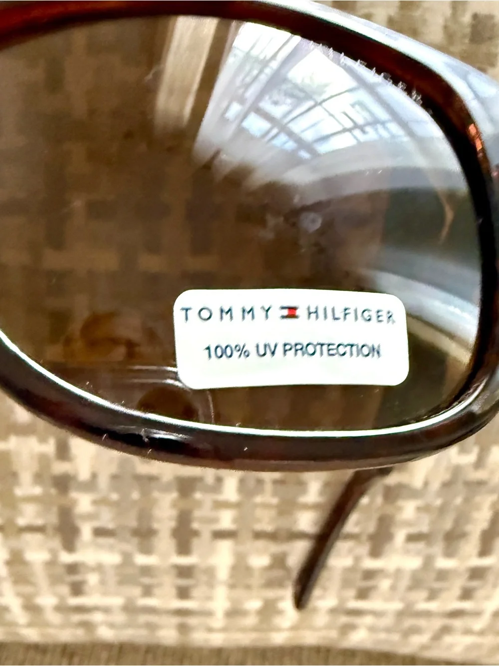 Tommy Hilfiger Tortoiseshell Sunglasses with Brown Lenses